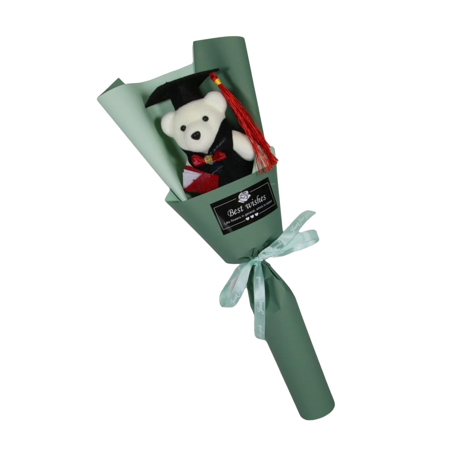 GTYLF Artificial Bouquets Bear Bouquets for Graduates Graduation with Toy Doctor Bear for Graduation Ceremonies Teacher Appreciation