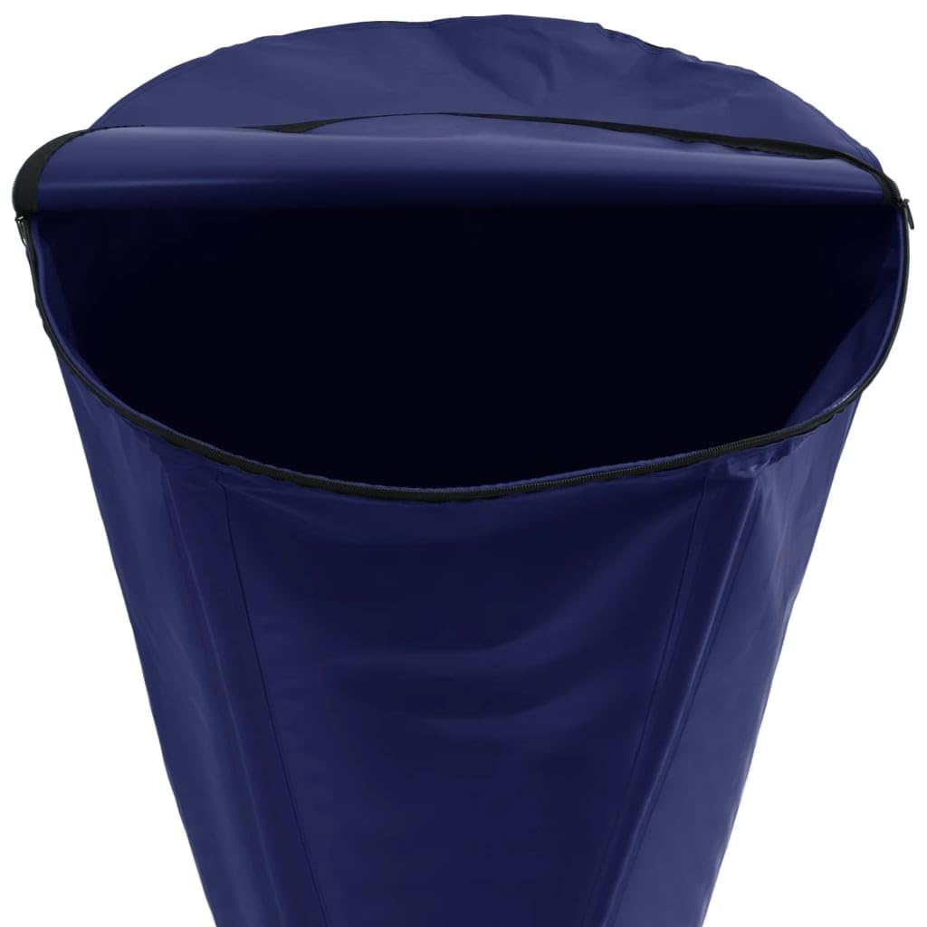 Depósito de agua plegable con grifo de PVC de 1250 L para jardín y exterior