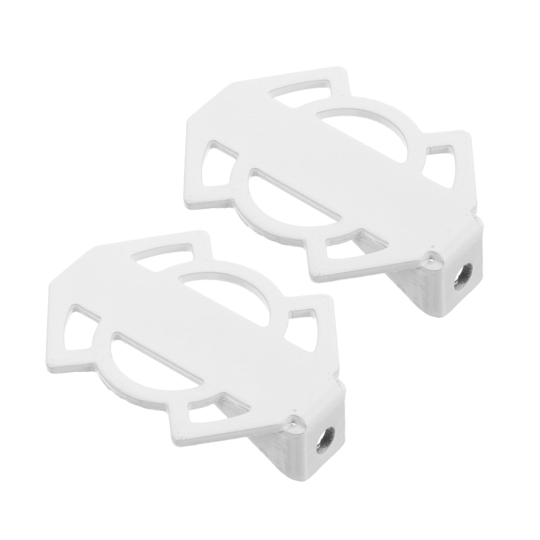 SUPVOX 1 Pair Mountain Bike Rear Foot Pegs Non Slip Heavy Duty Steel Pedals for Folding Secure Footrest for Stable Riding Rough Terrain