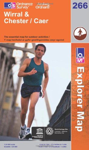 OS Explorer map 266 : Wirral & Chester / Caer