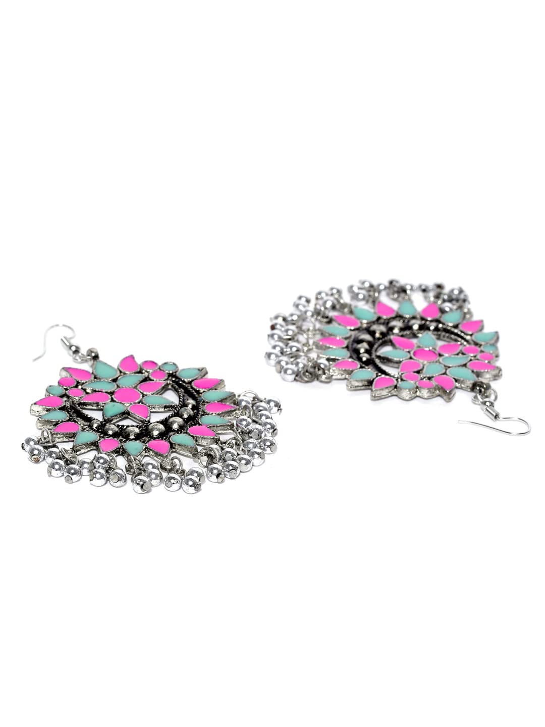 Afghan Style Oxidised Earrings for Women