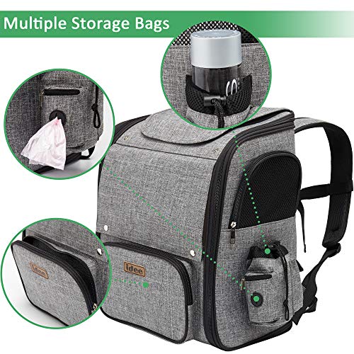 IDEE Expandable Pet Carrier Backpack,Dog Backpack Carrier,Cat Backpack Carrier Mesh Breathable with Transparent Window… - Image 6