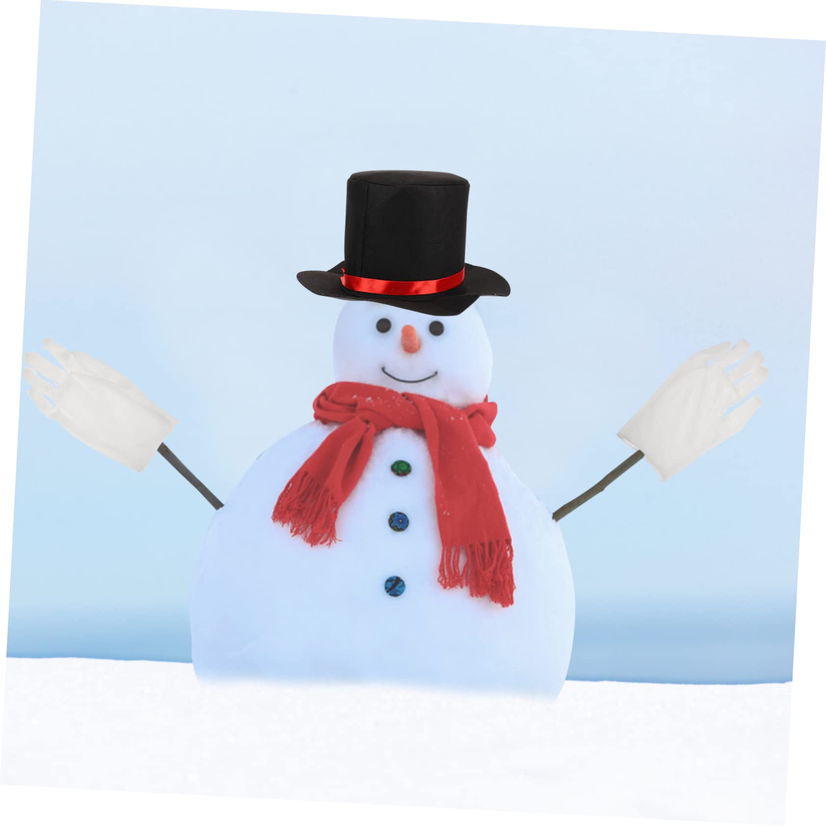 Cabilock 3 Sätze Schneemann Verkleiden Sich Schneemann-baumhut Hut Zubehör Schneemann Bausatz Selber Machen Schneemann-spielzeug-nase Diy-schneemann-dekorationsset Zum Basteln Acryl