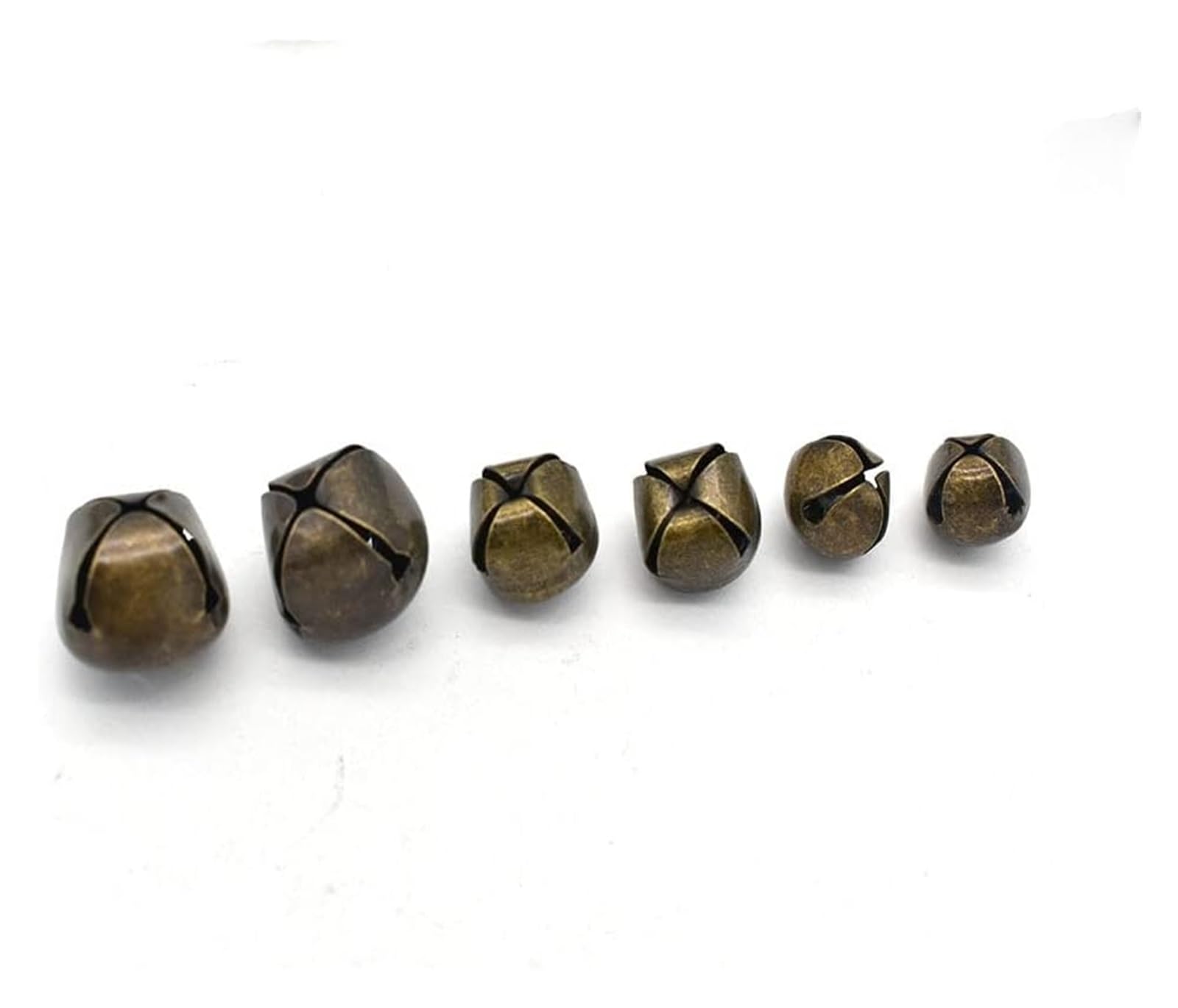 Campanas artesanales, Adornos de Campana navideña, Campanas artesanales, Campanas navideñas pequeñas, Campana de Bronce(20mmx20pcs)