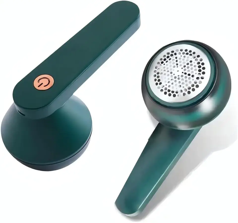 Papa Bolinhas Elétrico Portátil Recarregável Removedor de Fiapos e Pelos USB com Lâmina Afiada de Aço Inox Ideal para Roupas Sofás e Tecidos em Geral Premium