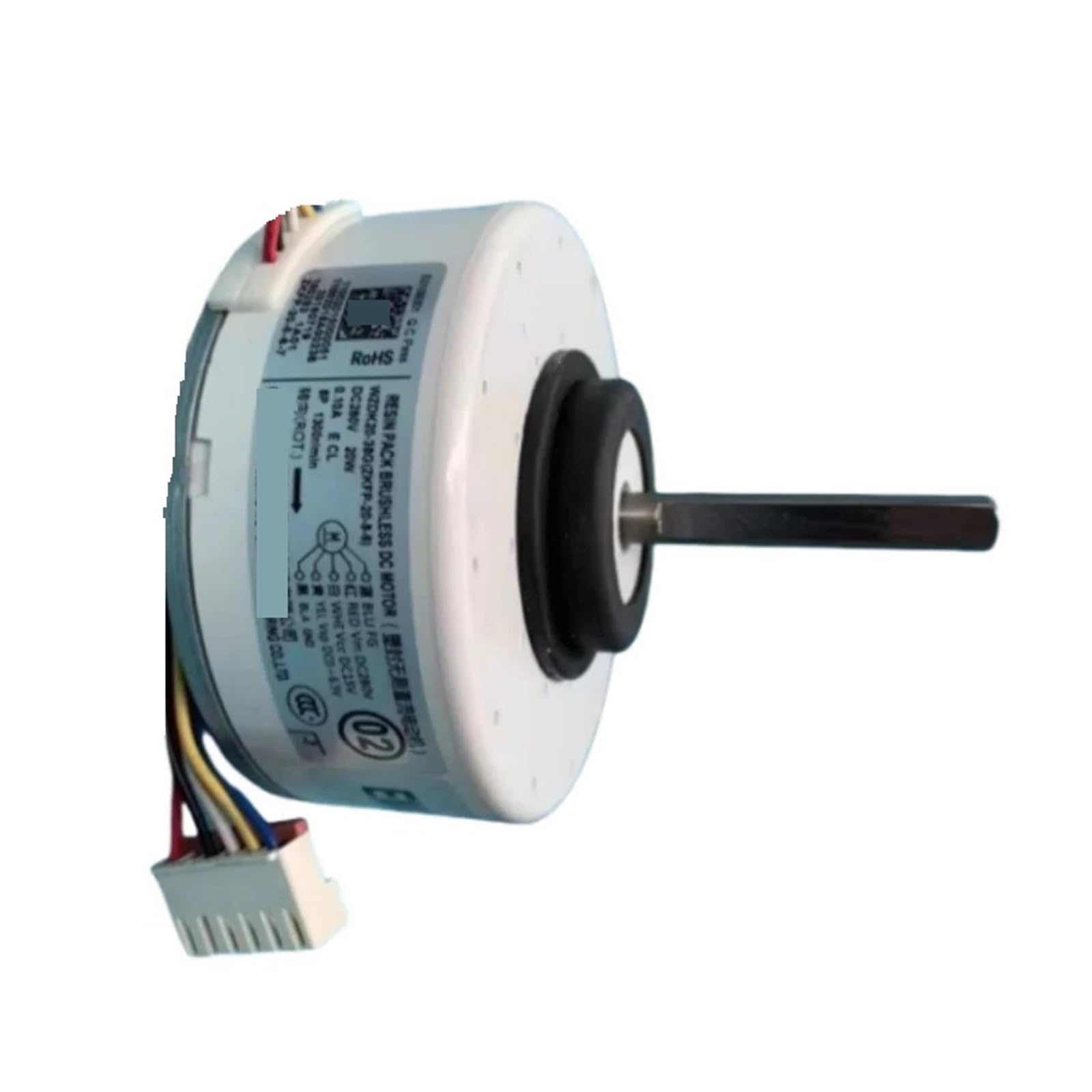 Inverter-Klimaanlagenmotor, kompatibel mit Midea WZDK20-38G (ZKFP-20-8-6) 20 W, Austausch des bürstenlosen Gleichstromlüftermotors for Klimaanlagen