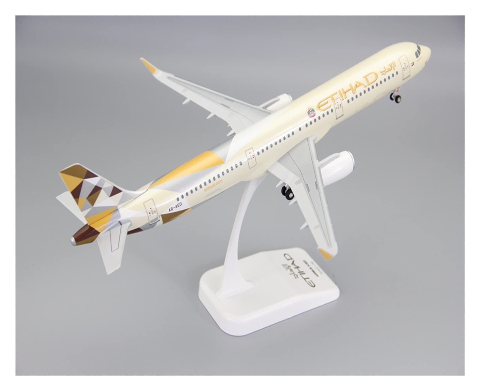 1:200 スケール エティハド航空 A321-200 飛行機モデル エティハド航空