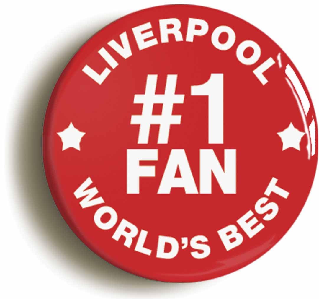 Liverpool #1 Fan Fridge Magnet (Circular 2inch / 50mm Diameter)
