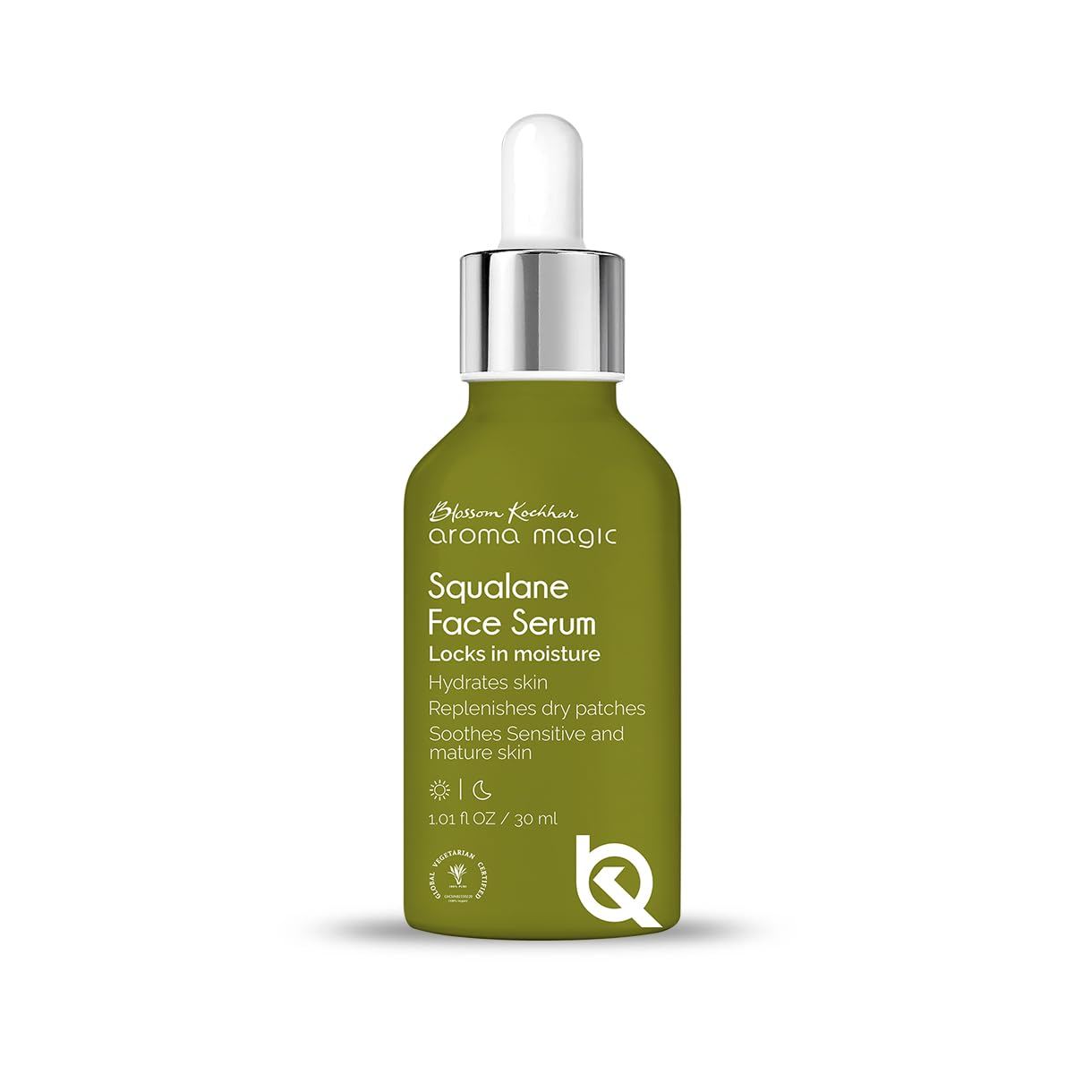 Aroma Magic Squalane Lightweight Face Serum | For Skin Hydration, Provides light Moisturization & Reduces Fine Lines, Restore Dry Patches| 30 ml (Pack of 1)