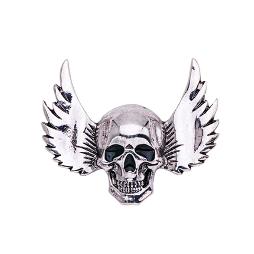Broche émaillée Cool Skull (crâne) Pour Chapeau Ou Revers De Veste - Neuf Sans Emballage
