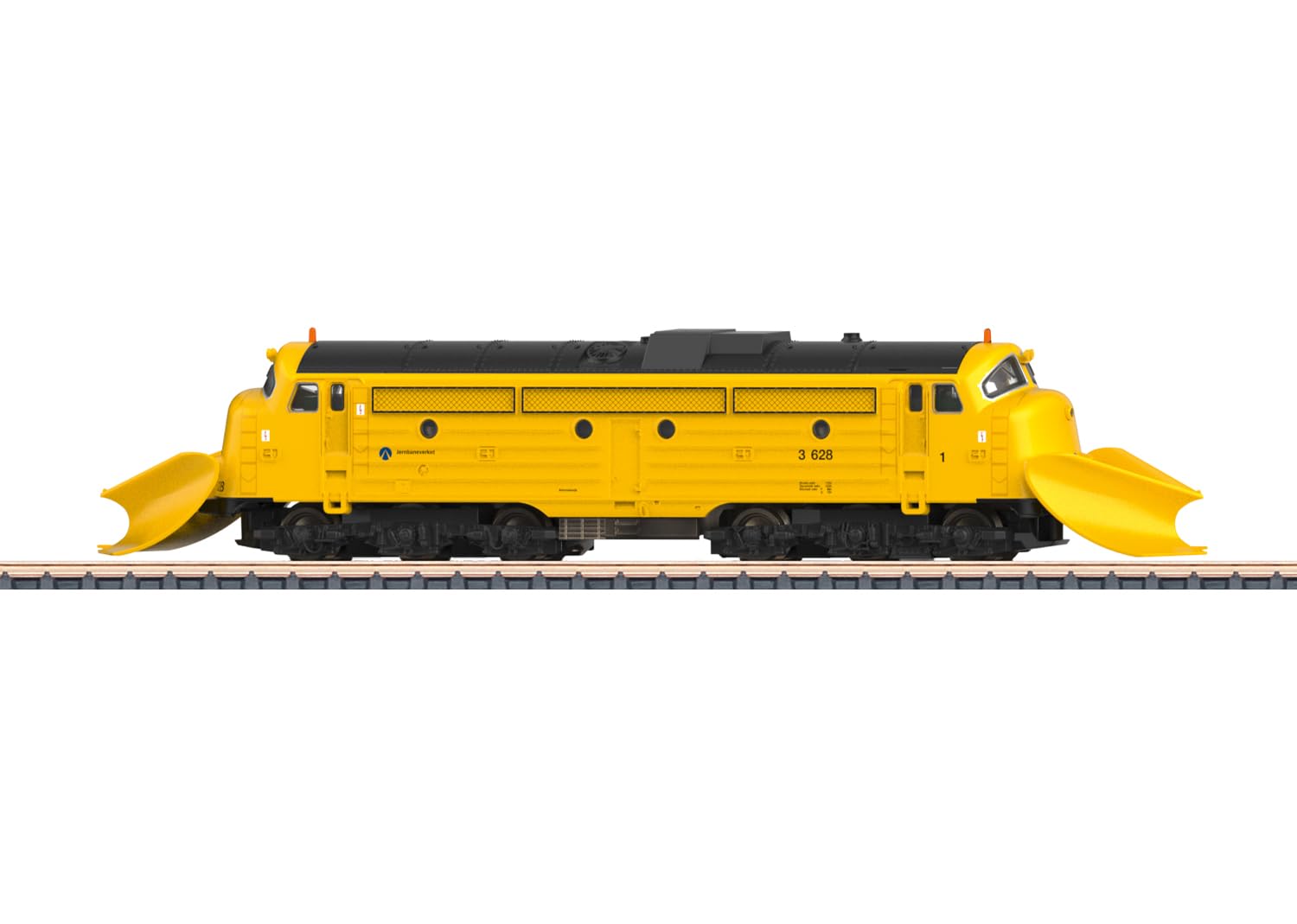 Locomotiva diesel con spazzaneve