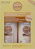 INOAR PROFESSIONAL - Absolut DayMoist Shampoo & Conditioner - Preserves Color and Shine (8.5 oz)