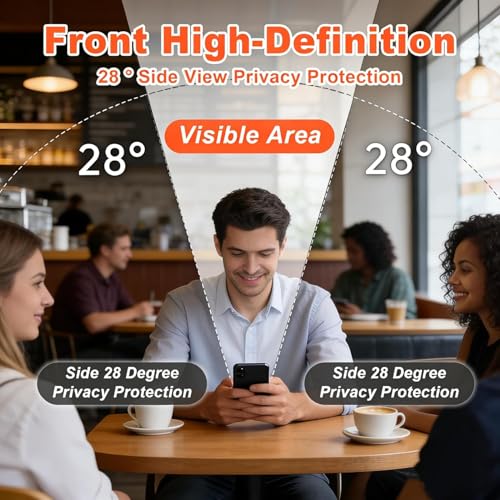 Image of ArmorSuit 2 Pack Anti-Spy Privacy Tempered Glass Screen Protector Guard for Google Pixel 9A / Pixel 10A (6.3 Inch)