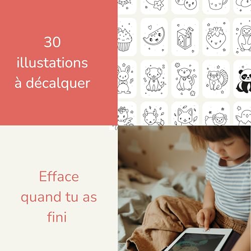 Jeu éducatif KIDYWOLF KIDYDRAW Mini tablette dessin LCD calques - 5