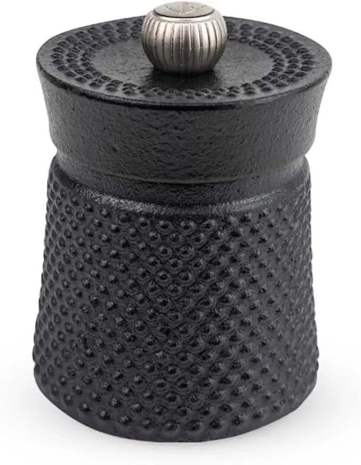 Peugeot Moedor de pimenta 35402 BALI FONTE de ferro fundido, 8 cm, preto