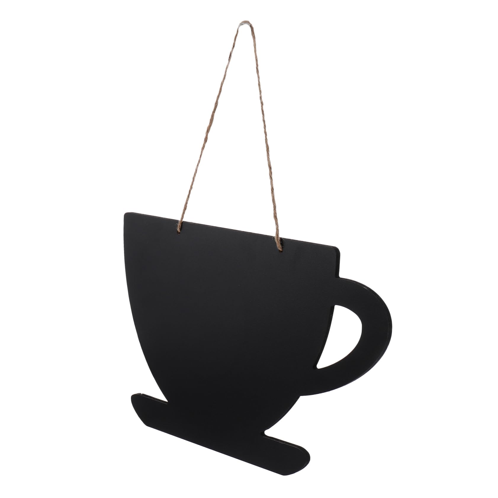 Happyyami 1pc Hanging Blackboard Message Board Ornament Wooden Chalkboard Decor for Weddings Crafts Party Favors and Restaurant Displays