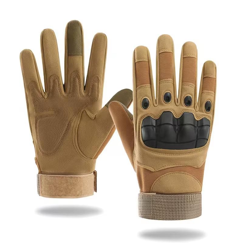 VAPORVERSE 1 Par Guantes de Moto para Harley Davidson Street 750 2015-2020, Guantes Motocicleta Pantalla Táctil Verano Transpirables Protección Nudillos Hombre,Brown-XL