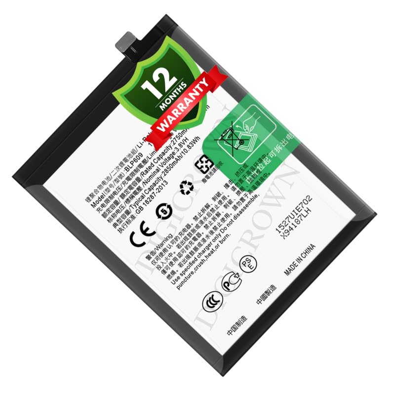 Image of Original BLP609 Battery Compatible for Oppo F1 Plus (X9009) | R9 (R9m, R9tm) - (2850mAh) - 1 Year Warranty DF7