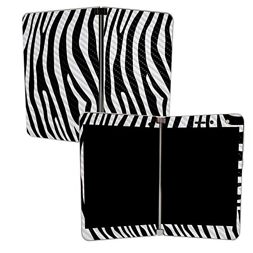 Image of MightySkins Carbon Fiber Skin for Microsoft Surface Duo - Black Zebra | Protective, Durable Textured Carbon Fiber Finish | Easy to Apply, Remove, and Change Styles | Made in The USA