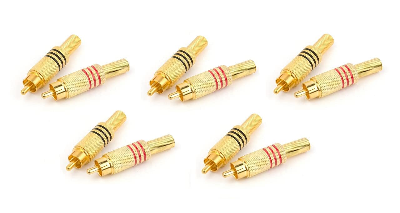 See full amazon price history chart for ESPtronics 5 Pair AV Pin RCA Pin Male Audio Video RCA Pin Jack Adapter Gold Plated Pair AV Pin Male Connector Speaker Connector Pin ESPtronics 5 Pair AV Pin RCA Pin Male Audio Video RCA Pin Jack Adapter Gold Plated Pair AV Pin Male Connector Speaker Connector Pin (B0BLC41N67) Amazon Price History, Amazon Price Tracker