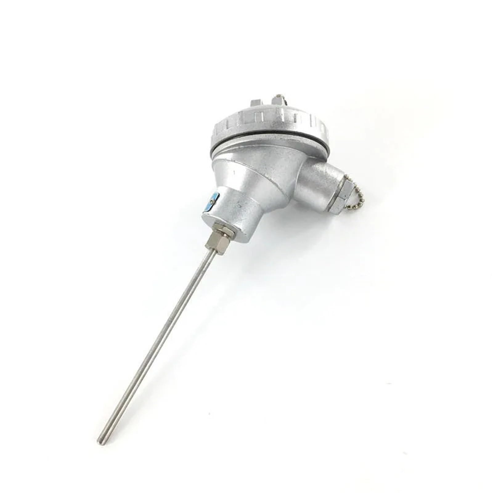 Resistencia térmica Pt100 Sensor de temperatura Sensor de temperatura transmisor de temperatura integrado 4-20ma 1 Uds(Probe 200mm)