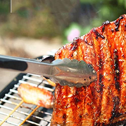 Kochzange Küchenzange aus Edelstahl, zum Braten, Kochen, Brot, Länge: 24,0 cm, Flexibel einsetzbar