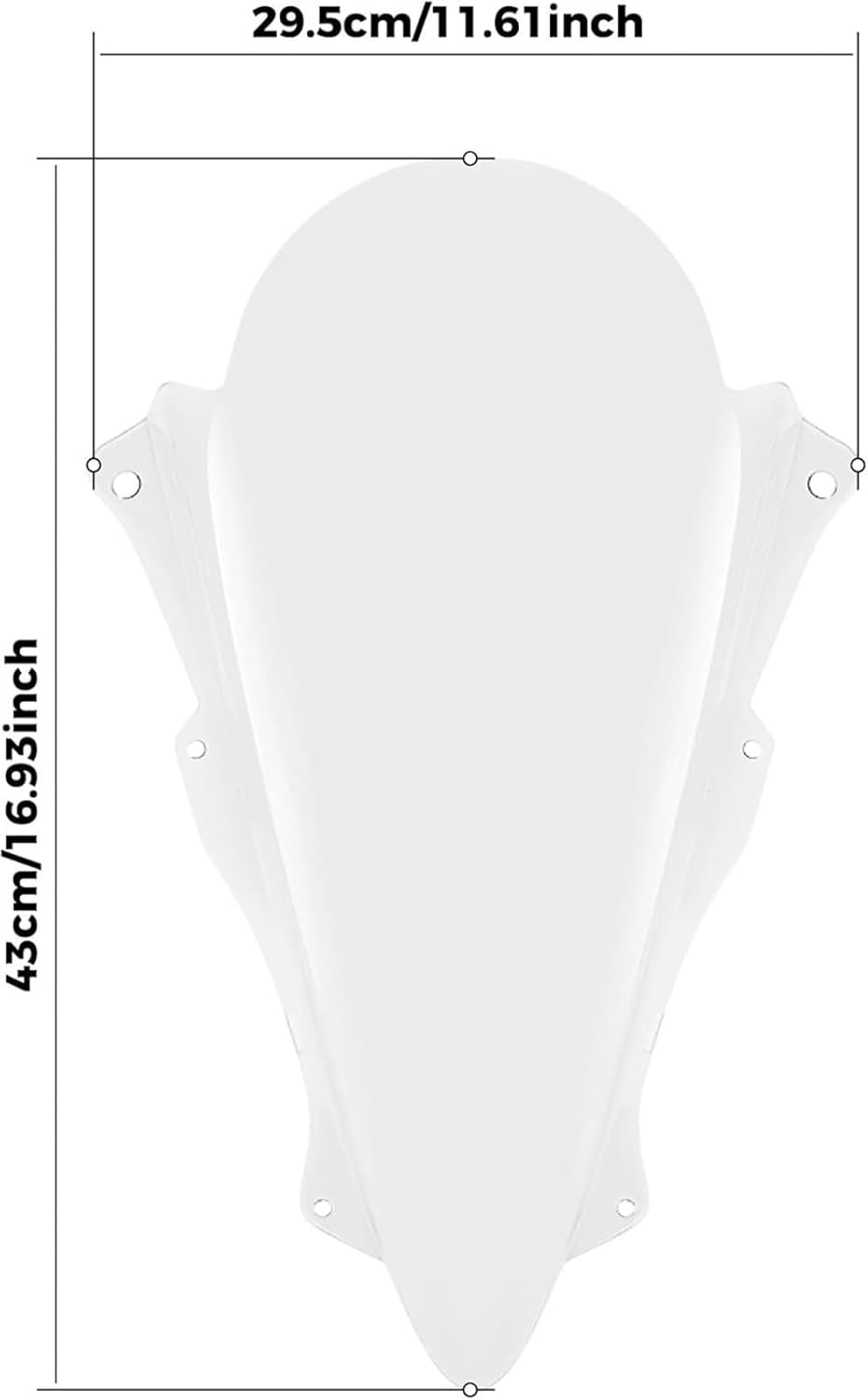 オートバイのフロントガラス 用のニンジャ2023用オートバイ用