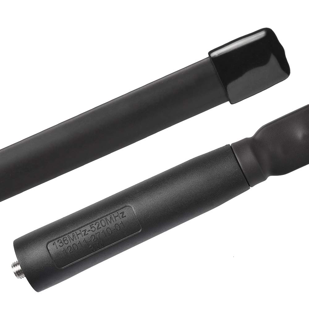 Bingfu Antenna Radio VHF UHF 144Mhz 430Mhz Pieghevole 79 cm SMA Femmina Compatibile Baofeng UV-5R PLUS BF-F8HP UV-82