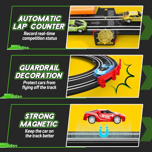 Heirio H66CAR Slot Car Race Track Sets thumb #3