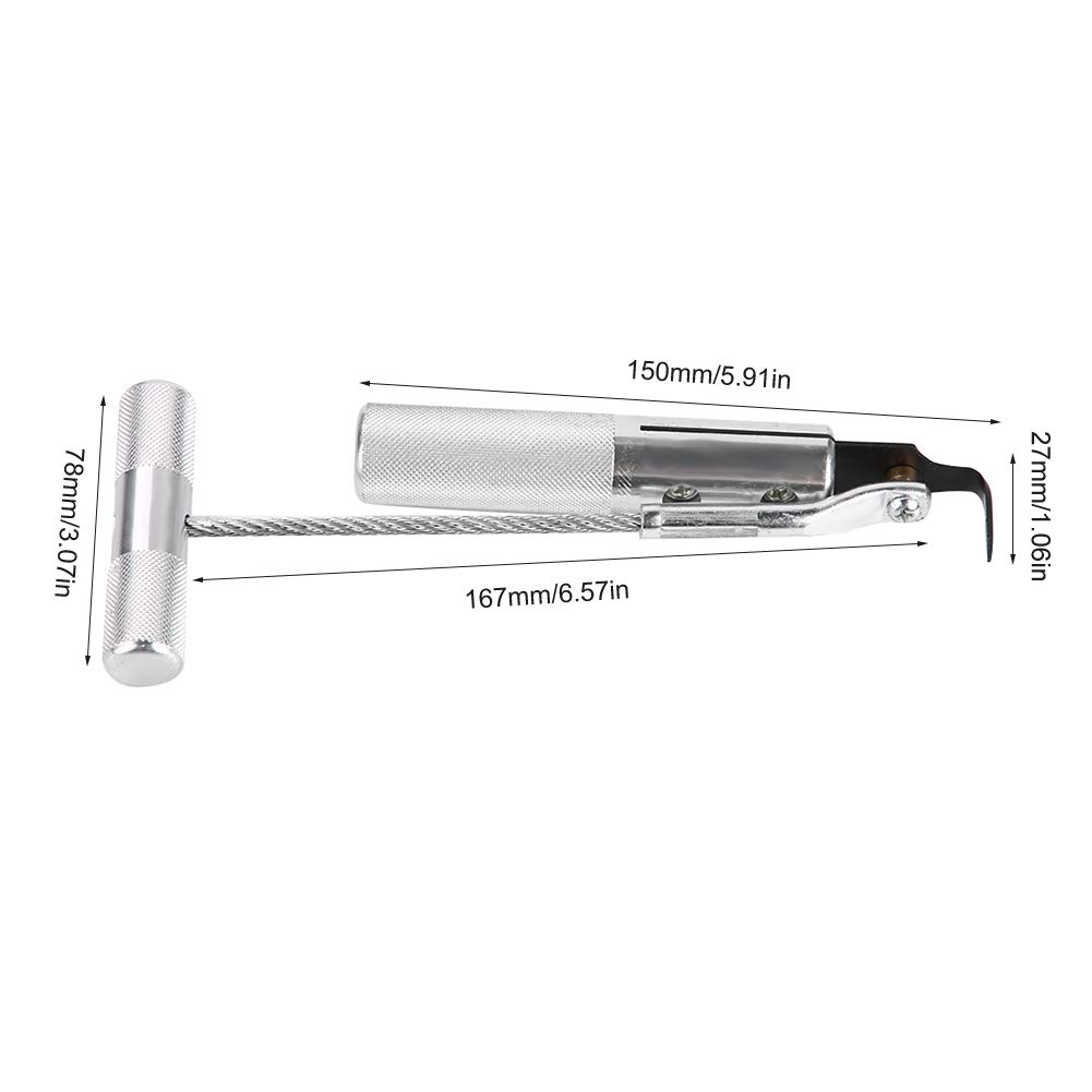 Strumento di rimozione del Parabrezza, Strumento di Taglio di rimozione del Coltello di Vetro del Parabrezza di rimozione Professionale del Parabrezza dell'automobile