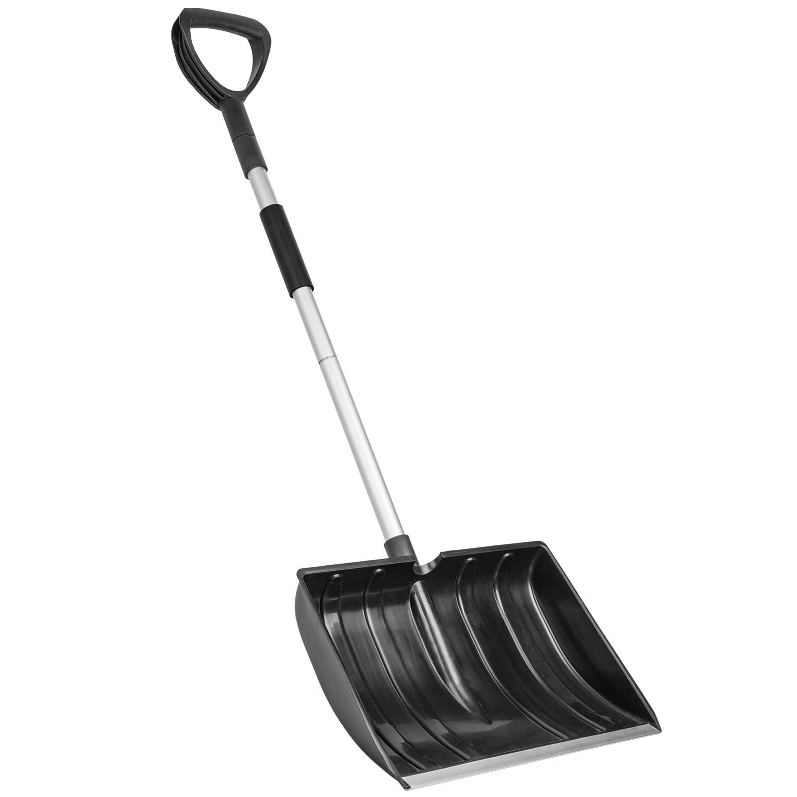 LESOLEIL Pala da Neve per Autostrada Auto Garage Casa Rimozione Neve, Heavy Duty 42cm Lungo Grande Capacità Portatile Pieghevole Pala Da Neve per Giardino Auto Campeggio Esterno