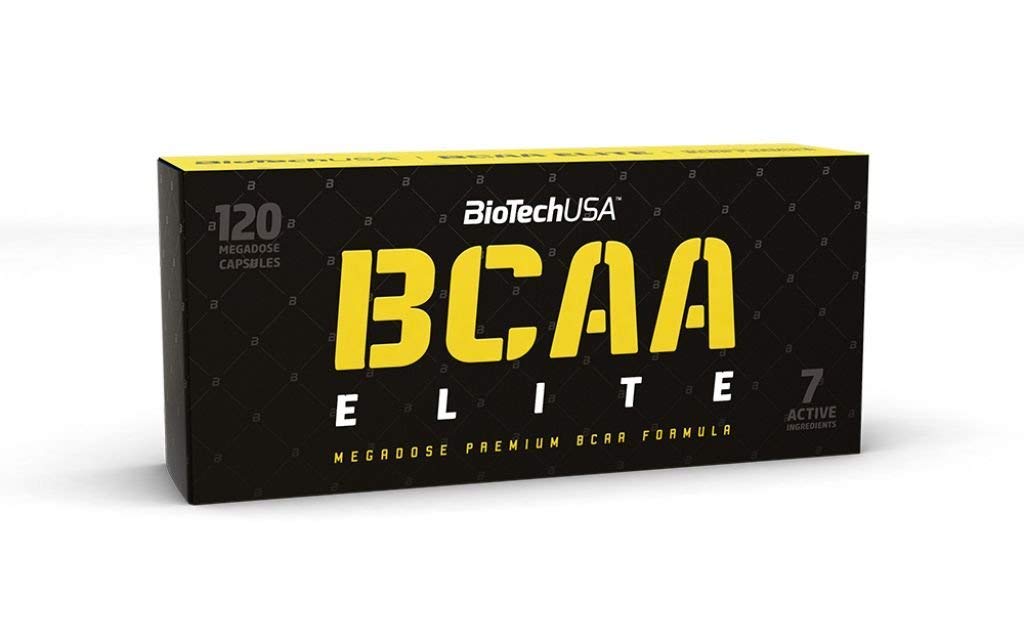 BioTechUSA Elite Series BCAA Elite 120 Capsules Amino Acids with L-Leucine, L-Isoleucine and L-Valin
