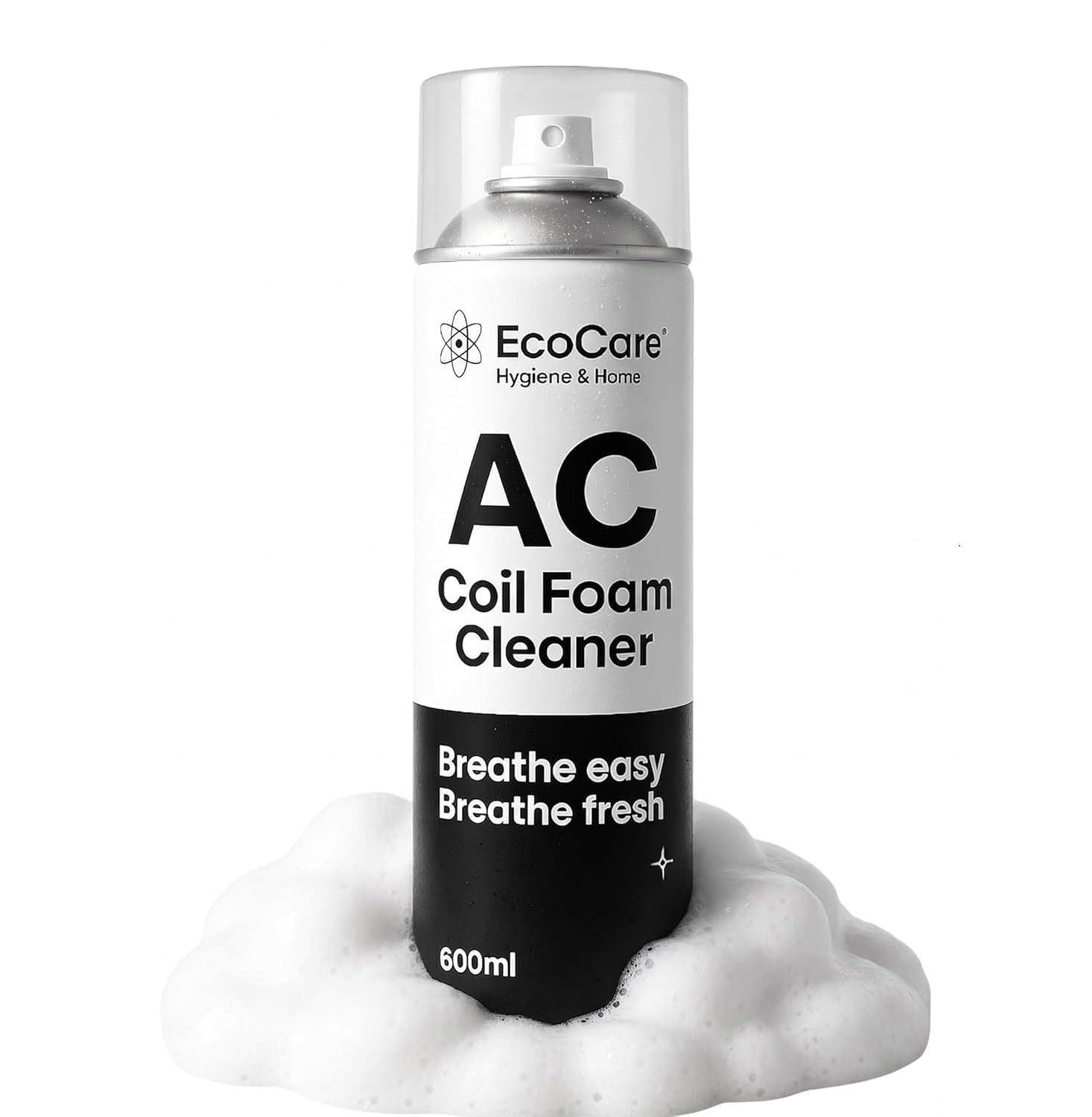 EcoCare Air Conditioner Coil Cleaner 600ML | For All Condensers & Evaporators | AC Window Cleaning Coil Foam Spray | Safe On Coils and Fins | Powerful Cleaning Solution-image-43