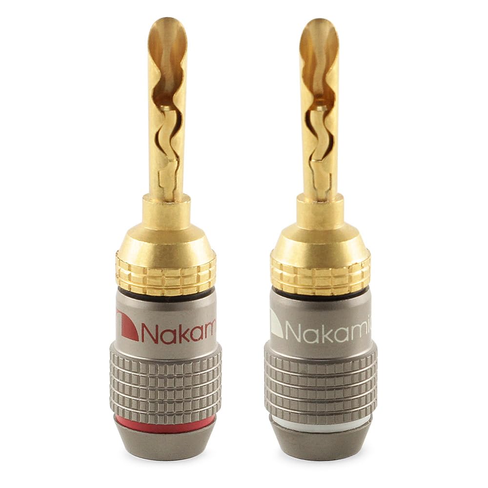 2200α 2ｍ2本 ONKODO BFA波型金プラグ付 Amazon.com: Nakamichi FanLock Excel Series 24k Gold Plated BFA