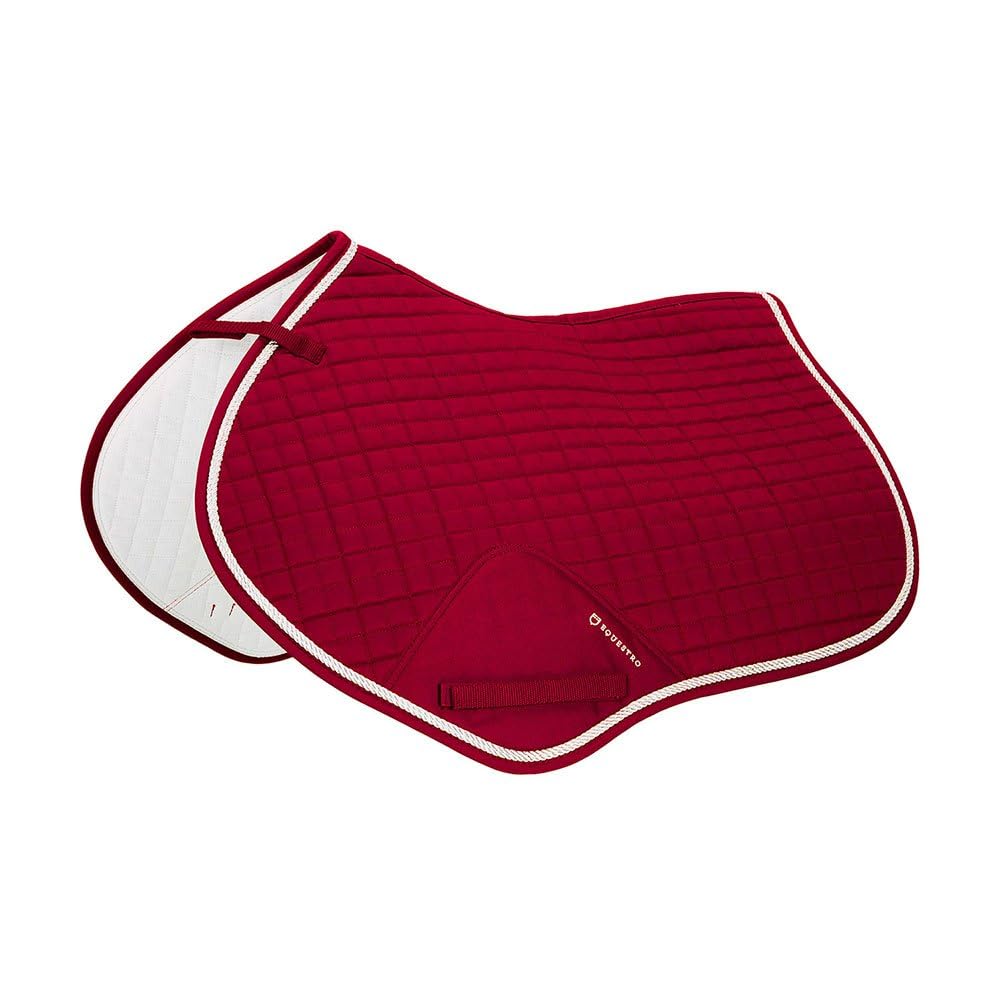 SOTTOSELLA EQUESTRO DA SALTO IN COTONE SAGOMATO INTERNO TESSUTO TECNICO TG FULL (ROSSO)