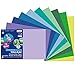 Pacon Tru-Ray Construction Paper, Cool Assorted, 12" x 18", 50 Sheets Per Pack, 3 Packs