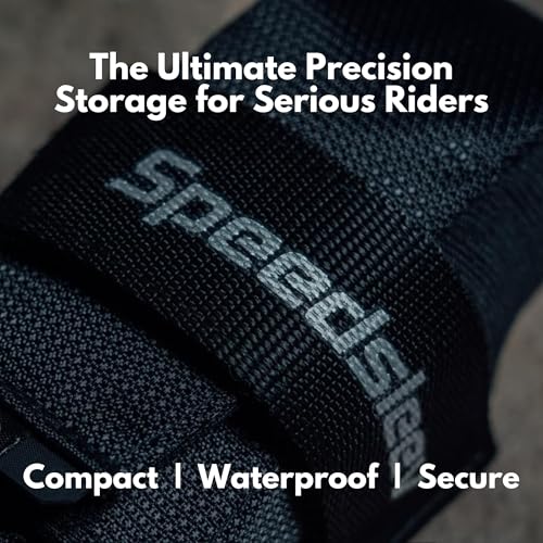 Image of SpeedSleev Ranger 2.0 - Pro-Level Bike Saddle Bag for MTB & Gravel Riders - Ballistic Nylon Construction - Ultra-Stable Storage - Waterproof Under Seat Pack - Large - Black