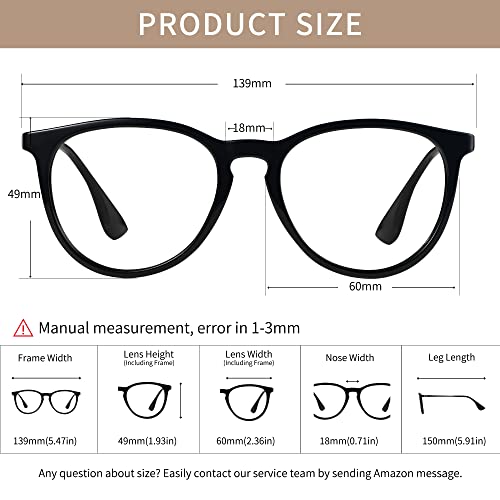 Image of Indoor Fluorescent-41 Pink & Outdoor Fluorescent-60 Brown Tinted Blue Light Blocking Glasses Round Migraine Light Sensitivity Computer Glasses Photophobia Fluorescent LED Glare Women AB3301