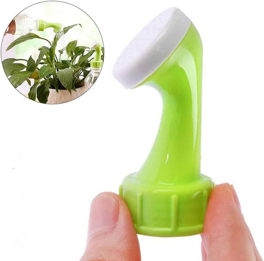 2 Pcs Green Watering Attachment for Bottles Sprinkler Head for Watering Can Garden Bottle Attachment PVC Nozzle Sprinkler Head - Image 4