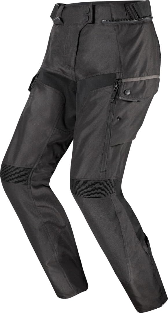 LS2 Travel wodoodporne damskie motocyklowe spodnie tekstylne, czarny, Short S