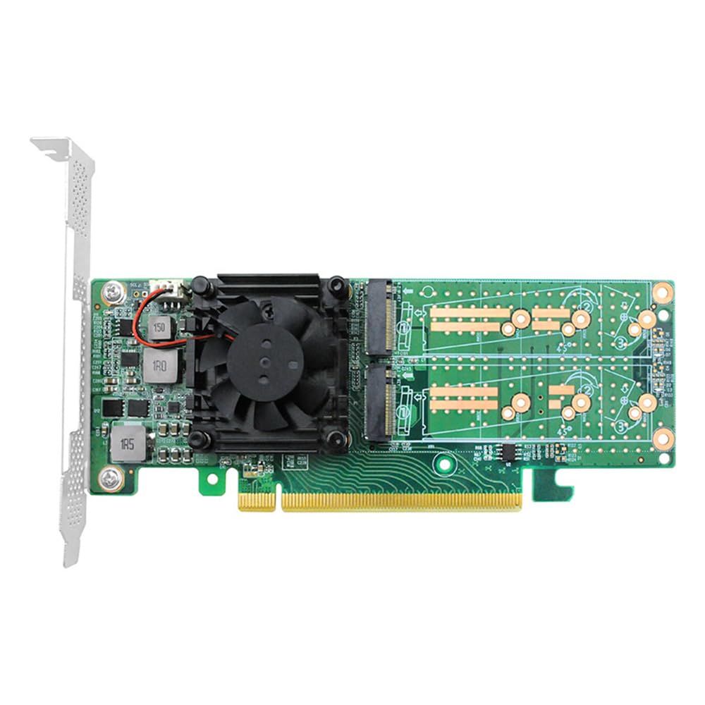 Amazon.com: PCI Express x16 to Quad M.2 NVMe SSD Switch Adapter