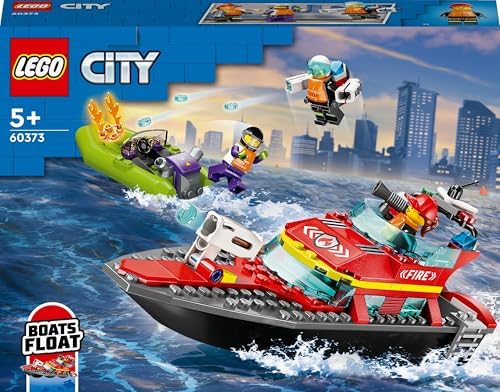 LEGO® City İtfaiye Kurtarma Teknesi 60373-5 Yaş ve Üzeri Uygulamalı Oyunları Seven Çocuklar için Oyuncak Yapım Seti (144 Parça) - Görsel 3
