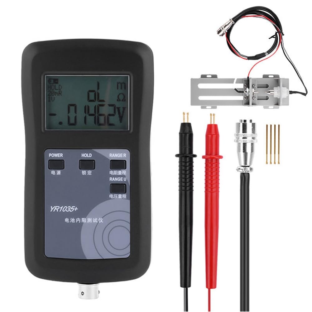Testeur de Résistance Interne de Batterie au Lithium YR1035, Testeur de Batterie 4 Fils Haute Précision pour Véhicules Électriques et Téléphones