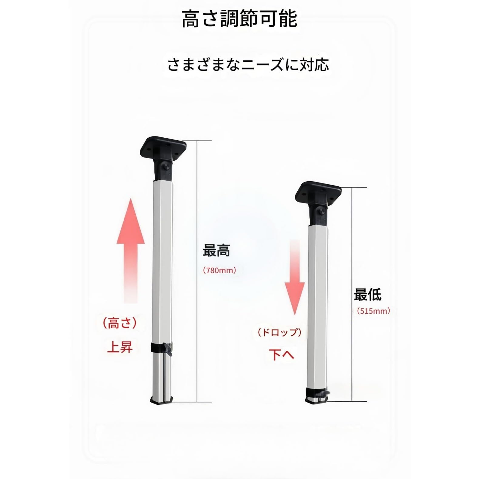 Amazon.co.jp: キャンピングカー用 壁掛けテーブル 折りたたみ式
