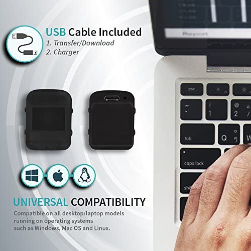 Mini module, dictation, voice activated 8 GB recorder, 570 hours, HD voice 1536 kbps, 20 hours battery, rubber case for the smallest dimensions