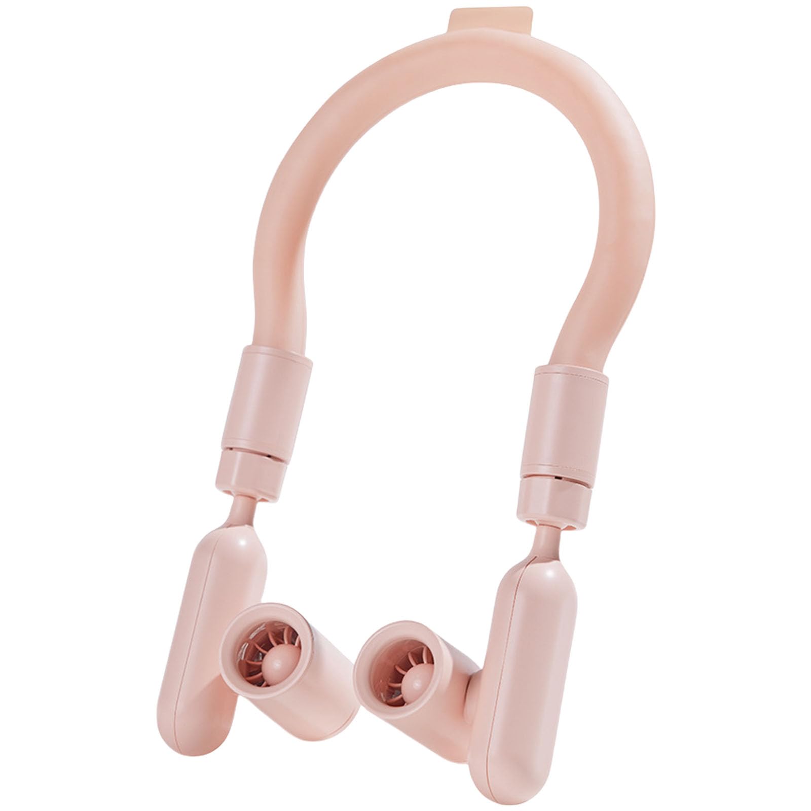 Kalttoy Pink1 Bladeless Cooling Fan Lightweight Wearable Fan Rechargeable Neck Air Conditioning For Home And Outdoor Sports Adjustable Speed