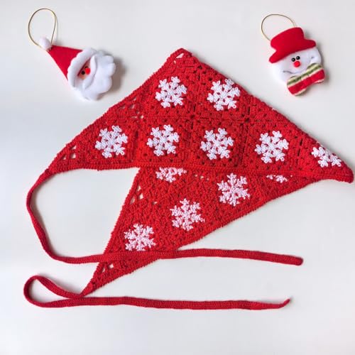 Elegant Headewear Unique Headpieces Retro Knitted Head Scarf for Ladies4