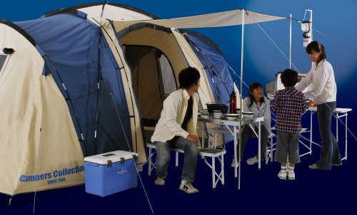 Camping Field 3パーソンテント LandField ランドフィールド リアゲートハッチバックテント 3-4