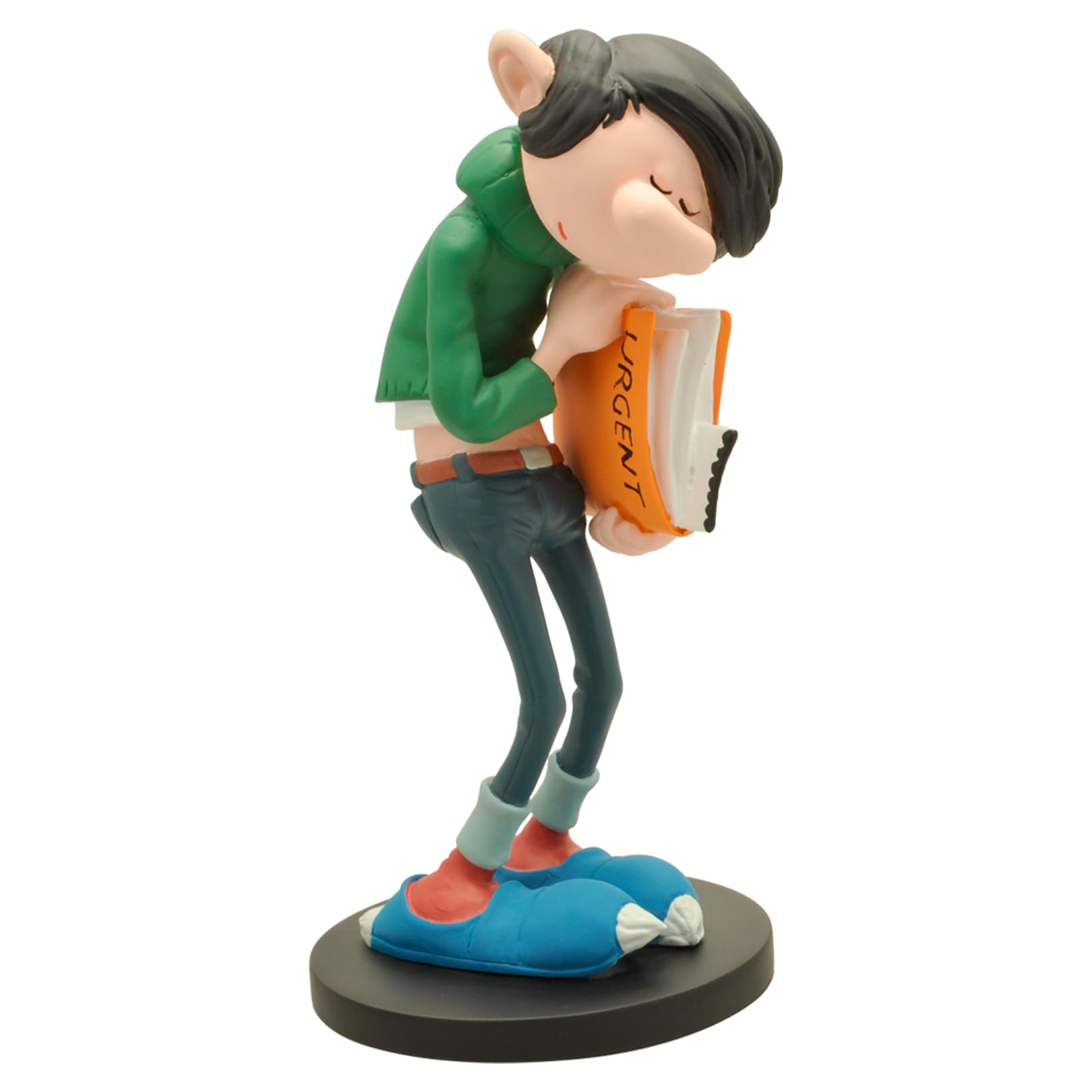 Gaston Lagaffe With Urgent File Plastoy 16 Cm