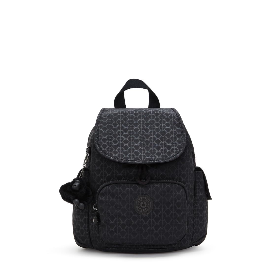 Kipling CITY PACK MINI Small backpack, Signature Emb (Black)